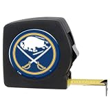 Sports NHL SABRES 25' Black Tape Measure/Black
