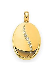 Victor Mayer 18K Gold Diamond Locket - 1 Inch Wide x 1 3/4 Inches Tall