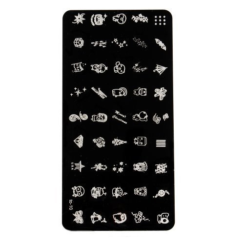 Davidsonne Hotsale SHANY Nail art Image Stamp Plates Polish Stamping Manicure Image To-10 by Davidsonne