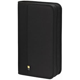 BNW-48 Polyester CD DVD Wallet 48 Capacity (Black) by Case Logic