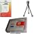HQRP Replacement Battery for Sony CyberShot DSC-H50, DSC-H10, DSC-H50/B, DSC-H10/B Digital Photo Camera plus HQRP LCD Screen Protector & Mini Tripod