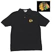 Chicago Blackhawks NHL Boys "Original" Pique Polo Shirt (Black)