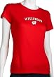 Soffe University of Wisconsin Junior's Short Sleeve Tissue Tee