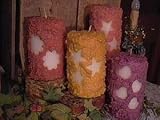 Large Grubby Cutout Piller Soy Candle Biscotti