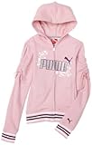 Puma - Kids Girls 7-16 Shirred Sleeve Hoodie