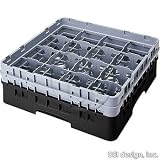 Cambro 16S800 Camrack Glass Rack 16 Compartment Glass Rack