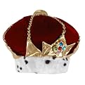 Kids King Crown - Red/ Gold