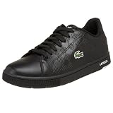 Lacoste Men's Carnaby P2 Sneaker, Black/White,11.5 M US - Mens Shoes