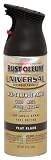 Rust-Oleum 245198 Universal Advance Formula Spray Paint, Flat Black, 12-Ounce