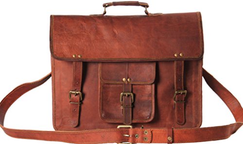 Handmadecart Leather Messenger Bag for Men and Women