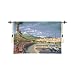Porto Mer Tapestry Wallhanging Comes With Wall Hanging Rod and Tassels