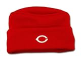 CINCINNATI REDS MLB NEW ERA NEW RED FLAT TOP KNIT HAT CAP-ONE SIZE FITS ALL