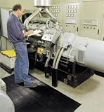 Switchboard Mat, Full Roll, 4''Wx75''L, Solid Black