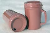 Two (2) New 34 oz. Insulated Travel Aladdin Mugs - Pink