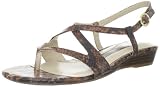 Naturalizer Women's Jangle Slingback Sandal,Brown Snake,7 M US