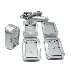 Maximal Power FC100 JVC Universal All In One Camera Travel Charger for JVC Battery (Silver)