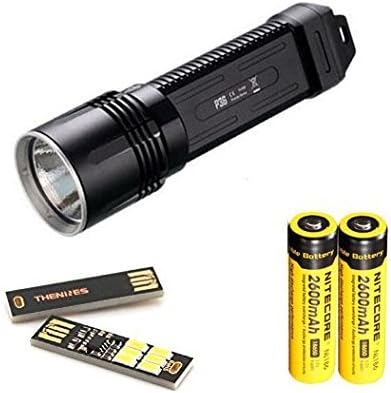 New Nitecore P36 CREE MT-G2 LED Flashlight Torch+ NL186 18650 Battery 2600 Lumen With GIFT 1*Mini USB Power 6-LED Night Light (Touch dimmer)