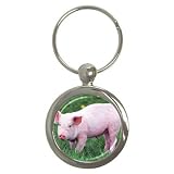 Pig Piglet Key Chain (Round)