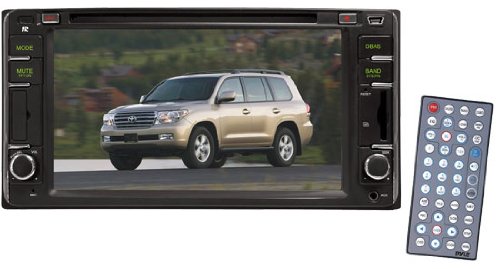 PYLE PLDNTC65 Direct Factory Replacement for Toyota Land-Cruiser 2000--2006 Touch Screen DVD/MPEG4/MP3/CD-RW/USB/SD/ System With 6.5'' HD Monitor and Bluetooth