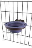 Dexas Popware for Pets Pivot Collapsible Kennel Cup, Small, Purple