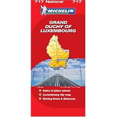 Grand Duchy of Luxembourg 2007 (Michelin National Maps)