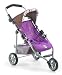 Bayer Chic 2000 612 13 Puppenwagen Jogging Buggy Lola Design Viola lila braun