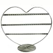 Decorative Heart Jewelry Stand Holder Organizer For Earrings 33 Pairs by Tech Swiss