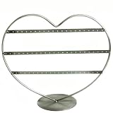 Decorative Heart Jewelry Stand Holder Organizer Earrings 30 Pairs Tech Swiss
