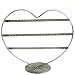 Decorative Heart Jewelry Stand Holder Organizer For Earrings 33 Pairs by Tech Swiss