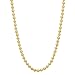 2mm 14k Gold Plated Ball Chain Necklace, 24