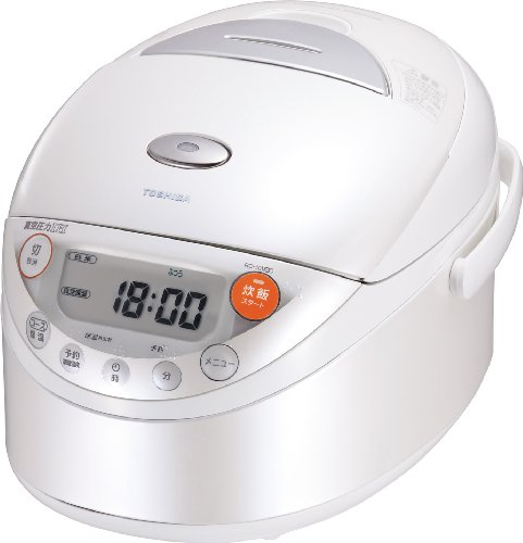 TOSHIBA 1.8Lダブル真空圧力IH保温釜 真空圧力炊き パールホワイト RC-18VGC(W)