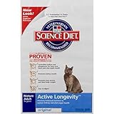 Hill's Science Diet Mature Adult Active Longevity Original Dry Cat Food - 4-Pound Bag