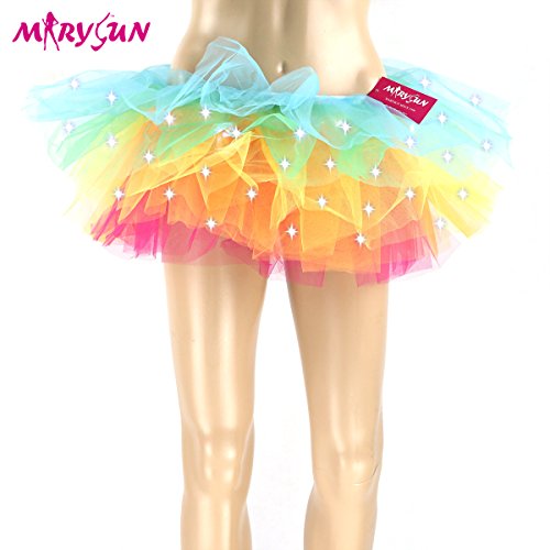 MARYSUN LED TUTU #1 SPARKLING TUTU CHARMING PARTY TUTU NEON TUTU Princess TUTU