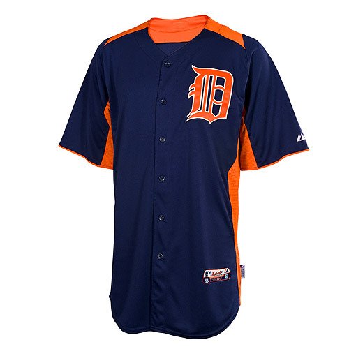 Detroit Tigers 2012 COOL BASE Road Batting Practice Jersey - Large