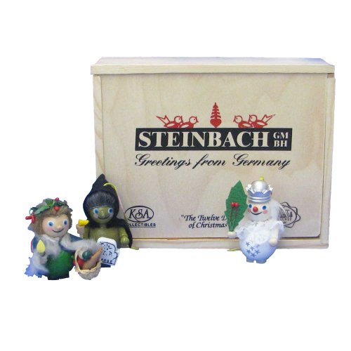 Steinbach Kurt Adler Christmas Carol Ghosts of Present Past and Future Ornament, Set of 3 Steinbach Kurt Adler Christmas Carol Ghosts of Present Past and Future Ornament, Set of 3