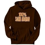 100% Saudi Arabian Countries Mens Hoodie (Brown, Sizes X-Small - XXX-Large)