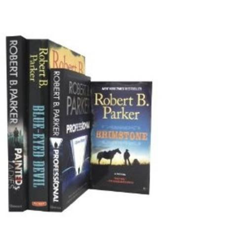 Robert B. Parker 4 Books Collection Set: (Brimstone, The Professional: A Spenser Novel: A Spenser Mystery, (Hardcover)Blue-Eyed Devil, Painted Ladies: A Spenser Novel)の表紙