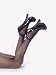 8 Inch Women's Sexy High Heel Mary Jane Shoes High Platform Fetish Exotic Black Patent Devious