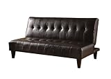 ACME Polyurethane Bycast Adjustable Sofa, Black