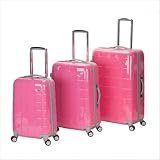 41UE1FOEP6L. SL160  Rockland Luggage Celebrity 3 Piece Luggage Set, Pink, One Size
