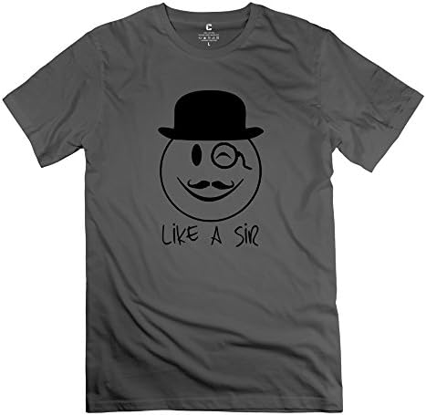 Men's Tee Like A Sir Size XL DeepHeather