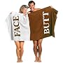 NEW Butt/Face Towel ~ Great Gag Gift ~ Butt Face