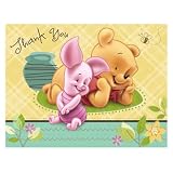 Baby Pooh and Friends Thank You Cards (8 count)