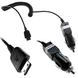 Original Phonecastle Kfz-Ladekabel Ladegerät im Blister für Samsung SGH G600, G800, i200, i550, i560, i640, i780, J700, L170, L760, L760v, L810, L870, M110, M150, M310 Qbowl, U800, U900 Soul, P520 Armani Phone & original Phonecastle LifeStyle Case