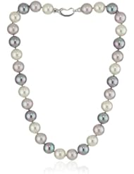 Majorica 12mm 17" Clasp Round Multi Necklace