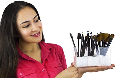 Organizer with Beads Included for Makeup Brushes / Cosmetics / Holder