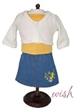 Denim Flower Mini 18in Wish Style Collection Doll Outfit