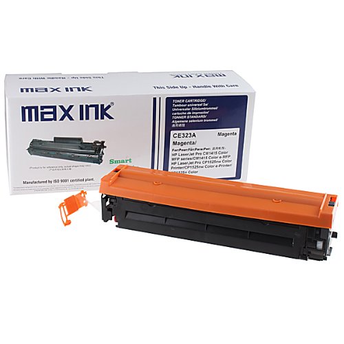 MAX INK Laser Toner Cartridge (magenta) Replace HP CE323A Compatible For HP LaserJet Pro CM1415fn/1415fnw Printer