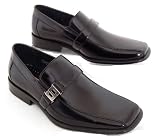 Mens Black Buckle Loafers, Slip on Shoes 41UE7sYm7CL. SL160 Mens Black Buckle Loafers, Slip on Shoes