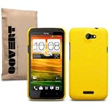 HTC One X "Covert" Gebrandmarkt Gelb Textured PU-Leder R�ckseite Fall / Shell / Sheild / Casevon "CELLAPOD"